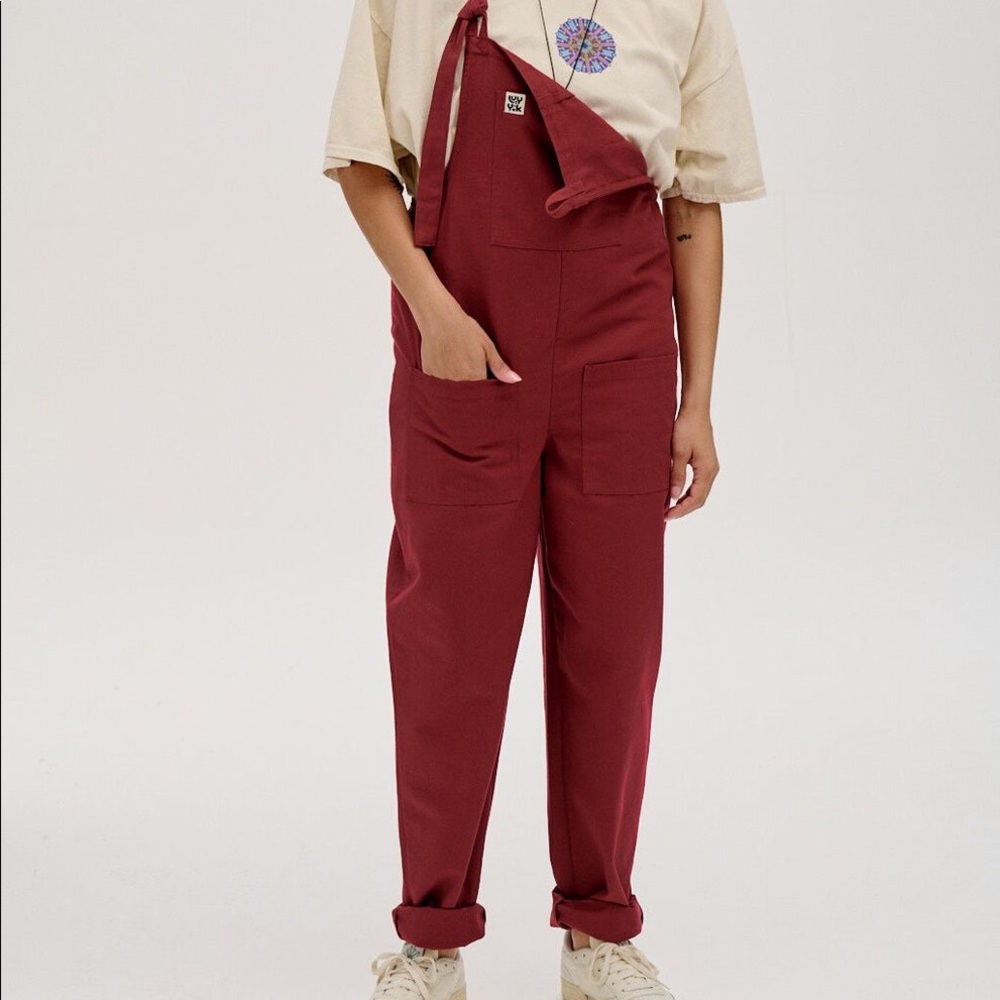 Lucy & Yak Burgundy Jumpsuit